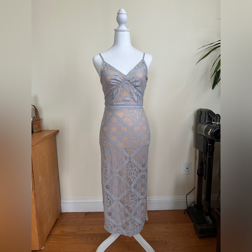 Periwinkle lace dress